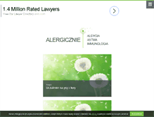 Tablet Screenshot of alergicznie.pl